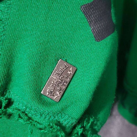 Blac Label Y2K Rock Royalty Full Zip Sweatshirt Mens 3XL Distressed Streetwear - Picture 9 of 16